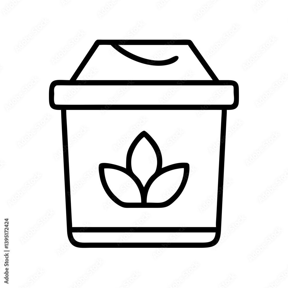 Organic coffee cup vector icon, eco friendly coffee to go, tea cup illustration Organic coffee cup vector icon, eco friendly coffee to go, tea cup illustration