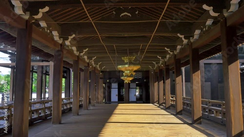 京都 東本願寺  回廊の風景