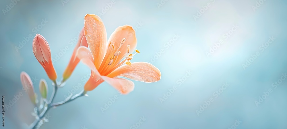Fototapeta premium ibrant spring blooms, soft bokeh background