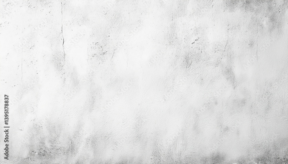 Fototapeta premium white textured concrete wall with subtle cracks and smudges for minimalist backgrounds, web design, or mockup template use