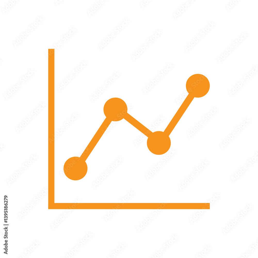 graph chart sign graph chart sign