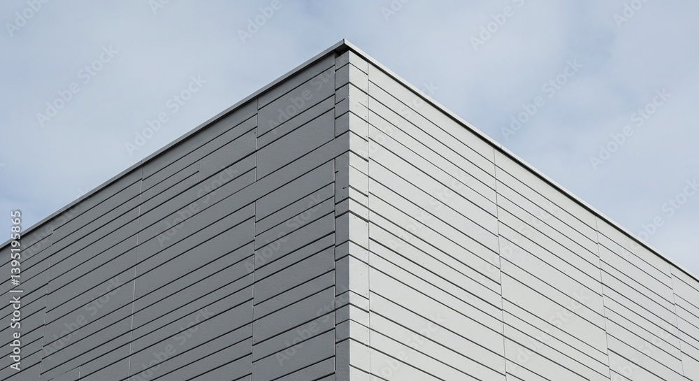 A close-up view of an architectural detail showcasing a corner of a modern building with a sleek, contemporary design. The building's facade features textured panels that catch the light. A close-up view of an architectural detail showcasing a corner of a modern building with a sleek, contemporary design. The building's facade features textured panels that catch the light.