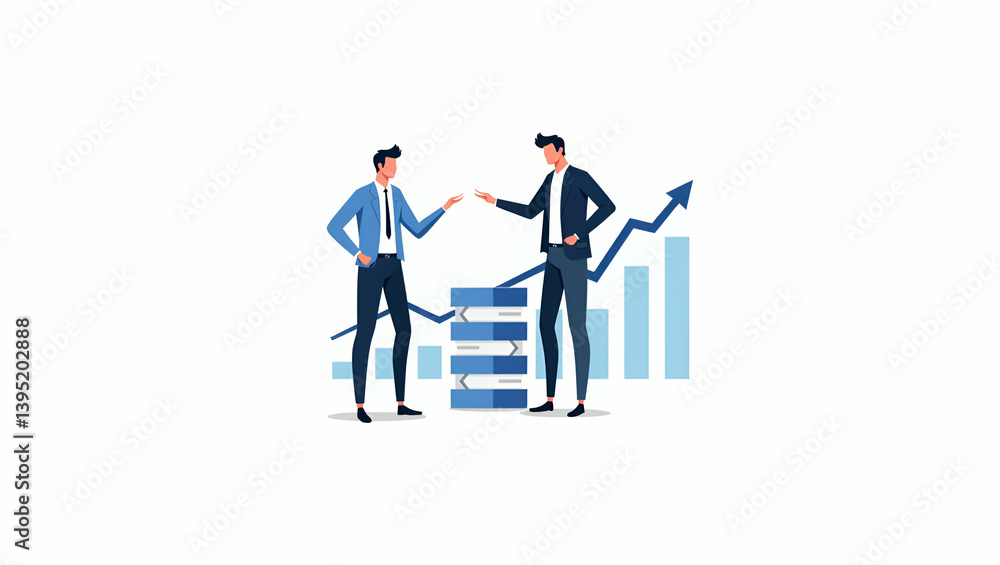 Dynamic Global Financial Markets: Cute Vector Illustration of Capital Trends, Investment Flows, and Regulatory Changes Dynamic Global Financial Markets: Cute Vector Illustration of Capital Trends, Investment Flows, and Regulatory Changes