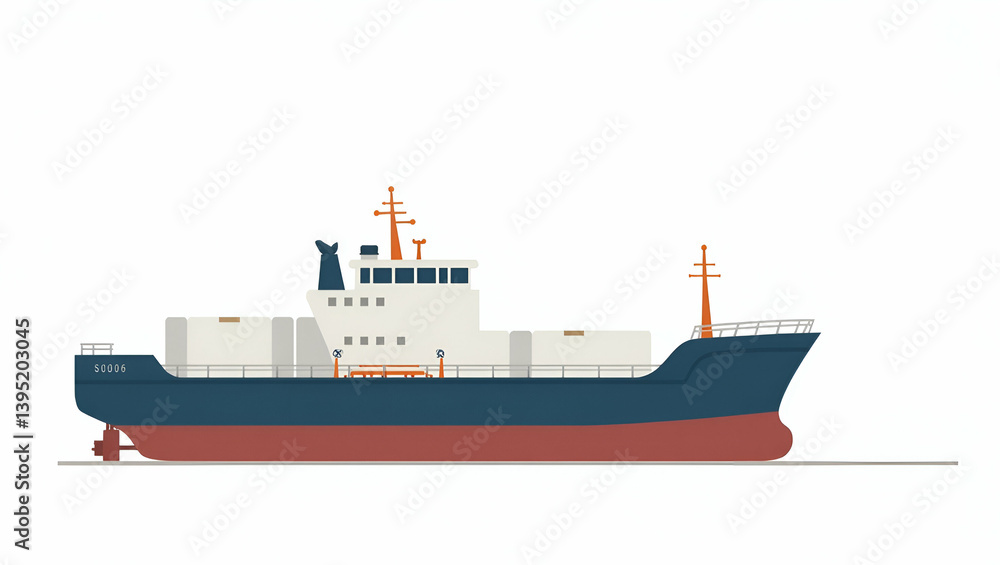 Flat Comprehensive evaluation of oil tanker shipping performance focusing on fleet capacity route optimization and safety standards to drive efficient maritime transport in Simple flat cute vector il Flat Comprehensive evaluation of oil tanker shipping performance focusing on fleet capacity route optimization and safety standards to drive efficient maritime transport in Simple flat cute vector il