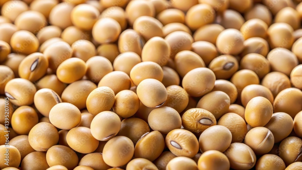 High-magnification shot of soybeans with visible brown and white speckles on the surface , plant detail, nature, plant detail High-magnification shot of soybeans with visible brown and white speckles on the surface , plant detail, nature, plant detail