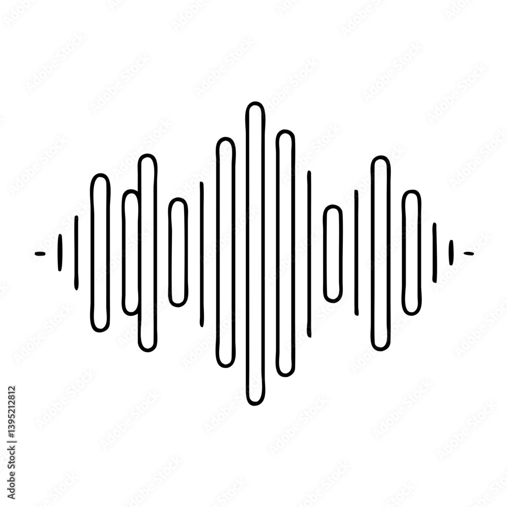 audio waveform icon, audio waveform vector illustration-simple illustration of audio waveform, perfect for audio waveform logos and icons audio waveform icon, audio waveform vector illustration-simple illustration of audio waveform, perfect for audio waveform logos and icons