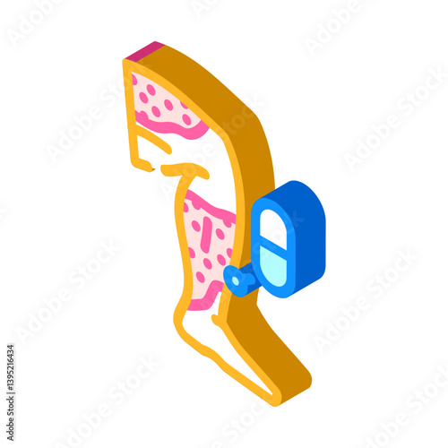 drug allergies pharmacist isometric icon vector illustration