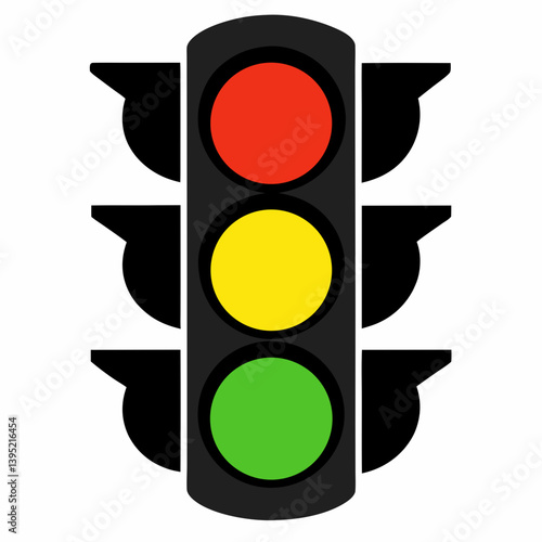 traffic light vector