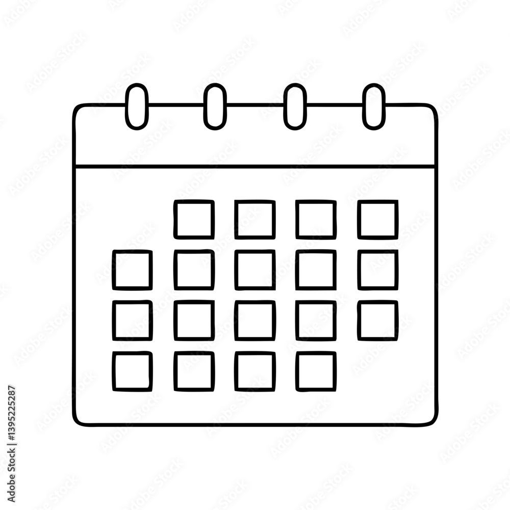 calendar icon, calendar vector illustration-simple illustration of calendar, perfect for calendar logos and icons calendar icon, calendar vector illustration-simple illustration of calendar, perfect for calendar logos and icons