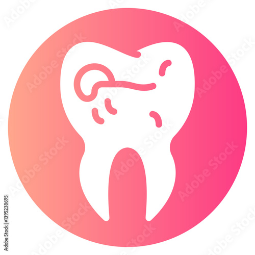 cavity gradient icon