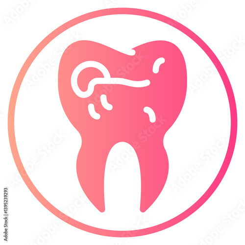cavity gradient icon