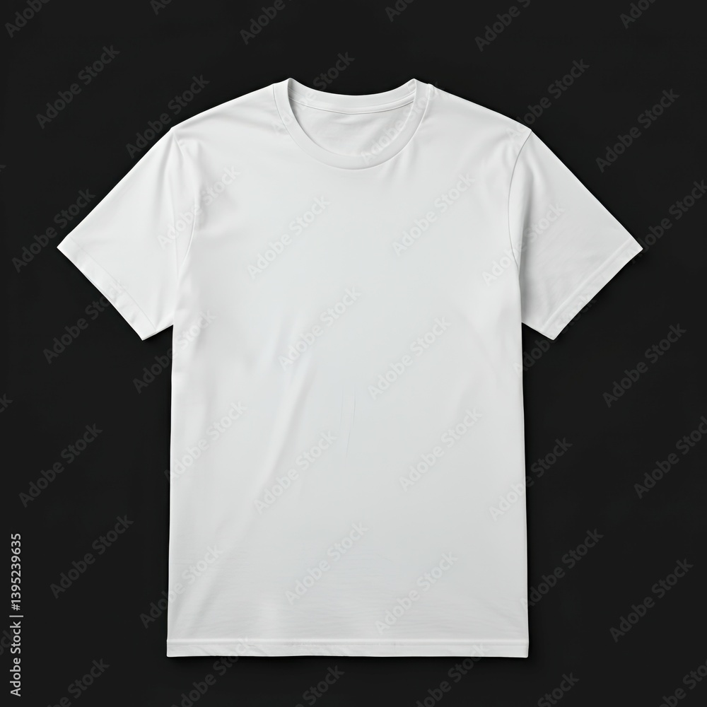 Blank White T-Shirt Mockup Perfect for Design Presentations and Apparel Mockups Blank White T-Shirt Mockup Perfect for Design Presentations and Apparel Mockups