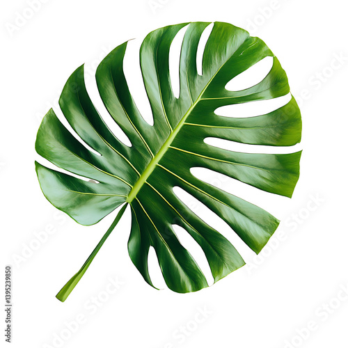 monsterra leaves on transpaent background