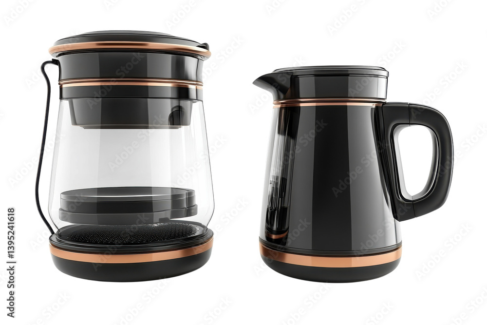 Elegant black copper glass teapots perfect for brewing serving tea stylish kitchen design premium quality sleek modern Elegant black copper glass teapots perfect for brewing serving tea stylish kitchen design premium quality sleek modern