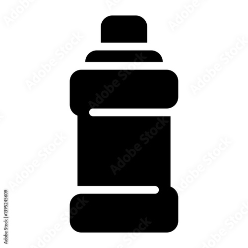mouthwash glyph icon