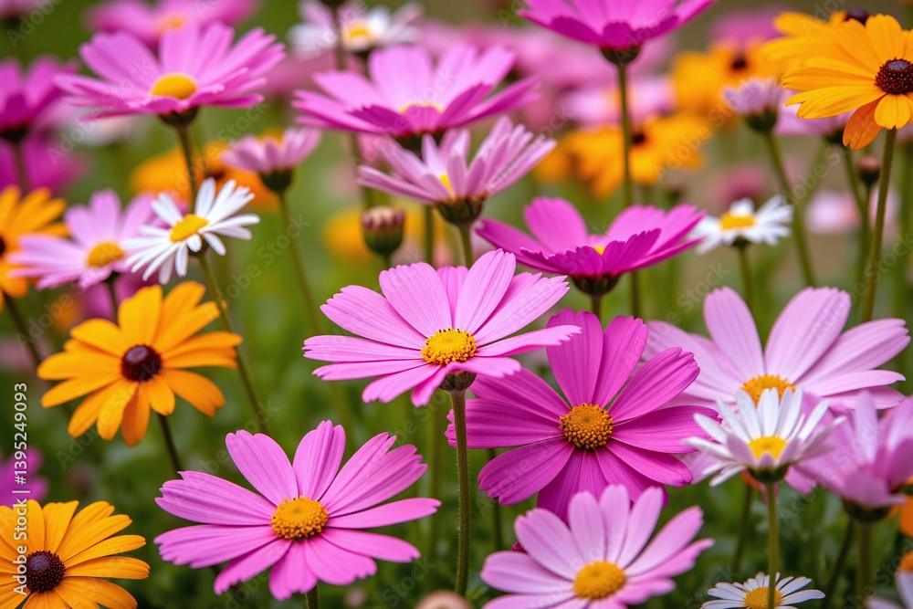 field full of colorful flowers in the grass1 field full of colorful flowers in the grass1