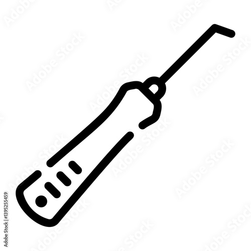 dental probe line icon