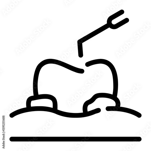 scaling line icon