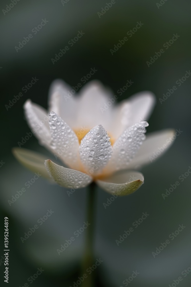 Obraz premium Delicate white water lily