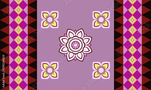 seamless floral pattern Fabric pattern Decorative carpet bedsheet wallpaper pink