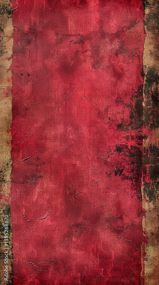 Naklejka premium Textured red background design