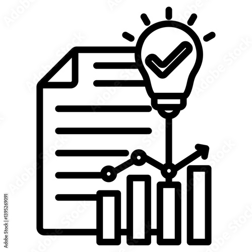 Literacy icon with line style