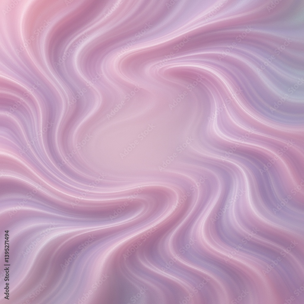 Fototapeta premium Elegant 3D Pastel Swirl Background with Flowing Texture for Skincare Design