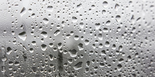 Wallpaper Mural Raindrops on glass surface Torontodigital.ca