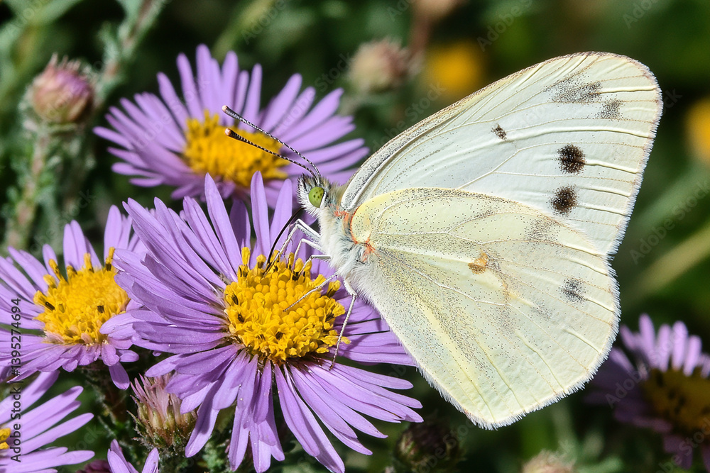 Beautiful butterfly, bee butterfly on flower, spring butterfly Beautiful butterfly, bee butterfly on flower, spring butterfly