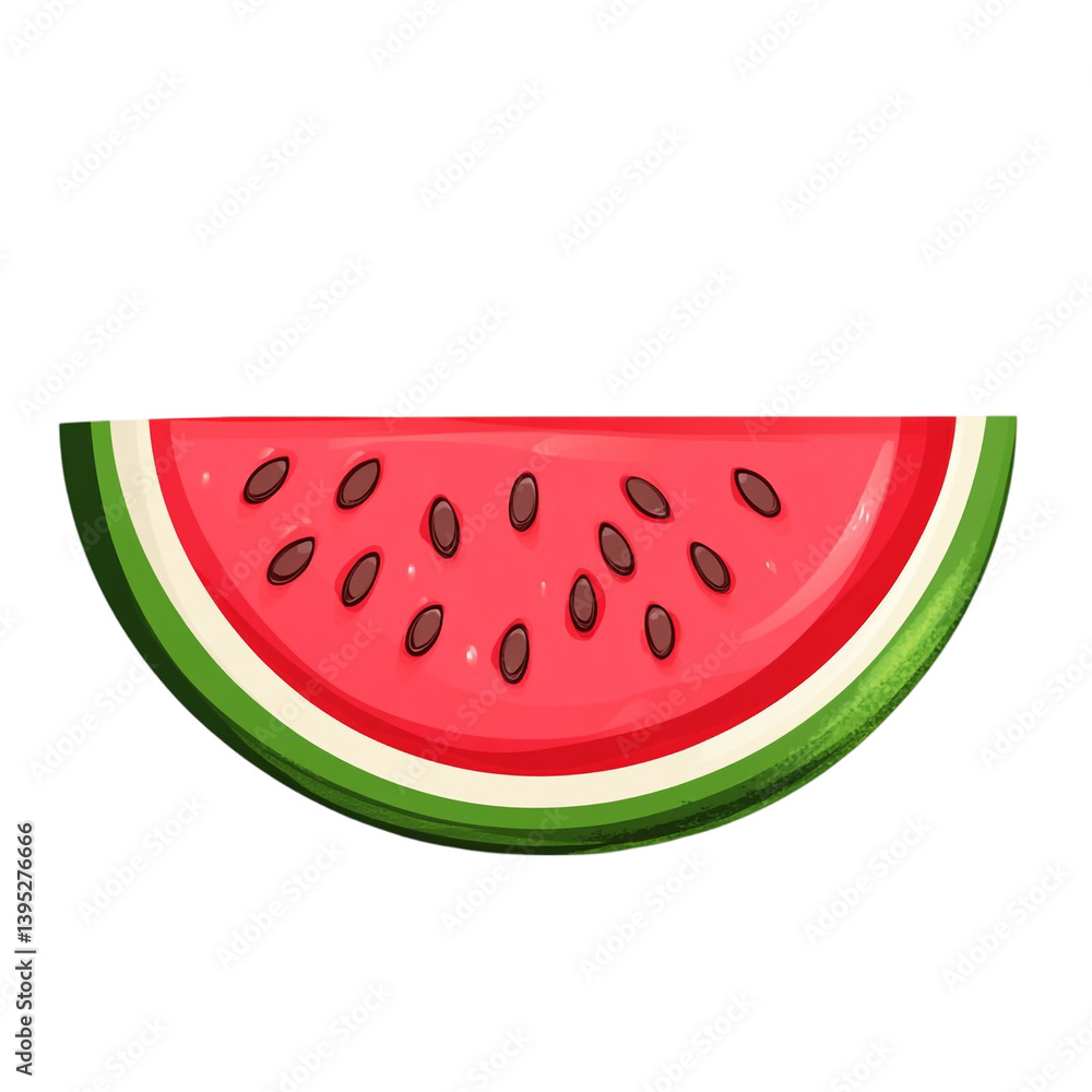 Juicy watermelon slice summer refreshment sweet treat delicious food Juicy watermelon slice summer refreshment sweet treat delicious food