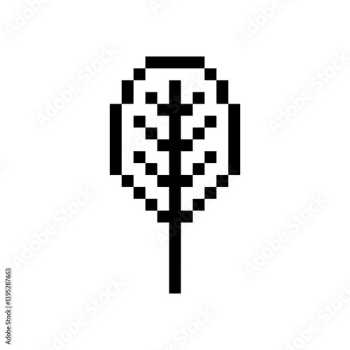 plant leaf pixel art for your needs