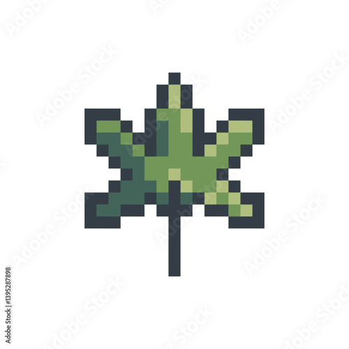 plant leaf pixel art for your needs