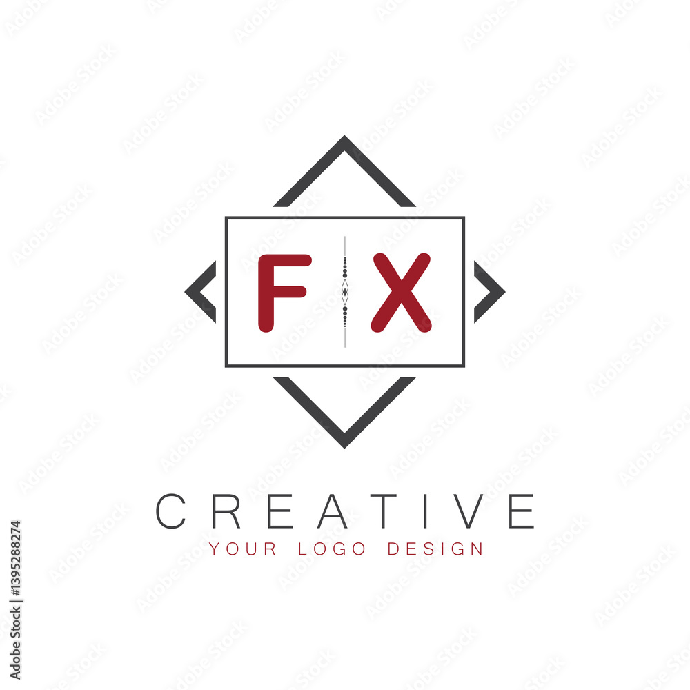 initial monogram logo for Creative with square style design. initial monogram logo for Creative with square style design.
