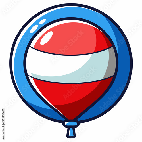 Free Download Red-white-blue-balloon  Vector Art, Icons, and Graphics for Free download - GFXLoad