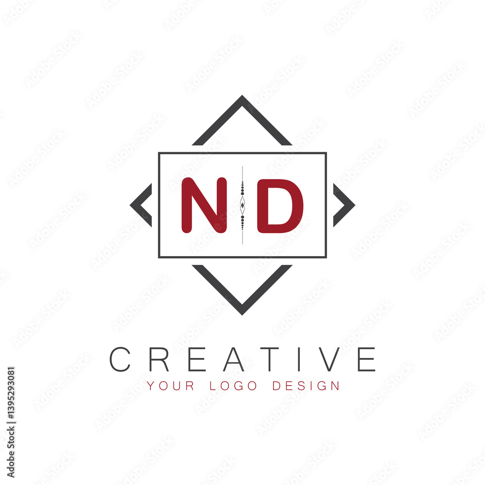 initial monogram logo for Creative with square style design. initial monogram logo for Creative with square style design.