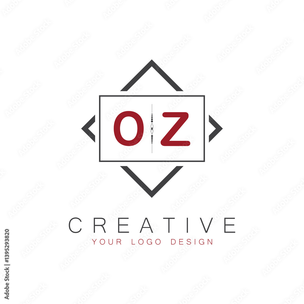 initial monogram logo for Creative with square style design. initial monogram logo for Creative with square style design.