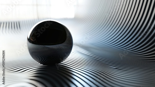 A time-lapse of an object moving along a derivative function curve.