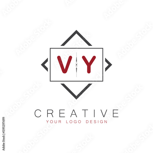 Free Download initial monogram logo for Creative with square style design. - GFXLoad