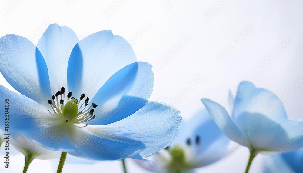 Obraz premium Blue Flower Background