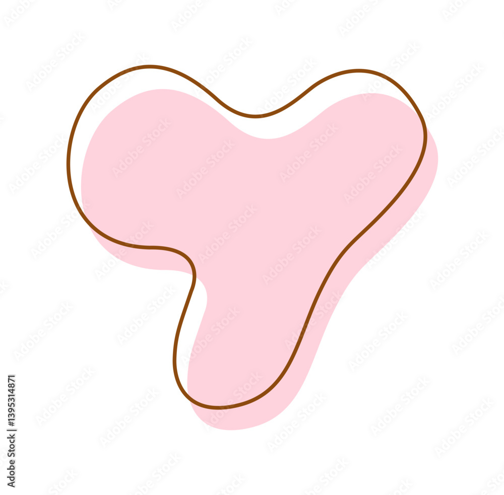 Organic abstract random blob pink shapes fluid forms, Irregular round liquid vector element, Backgrounds, Highlights, Unique frame, Doodle design, Imperfect line Organic abstract random blob pink shapes fluid forms, Irregular round liquid vector element, Backgrounds, Highlights, Unique frame, Doodle design, Imperfect line