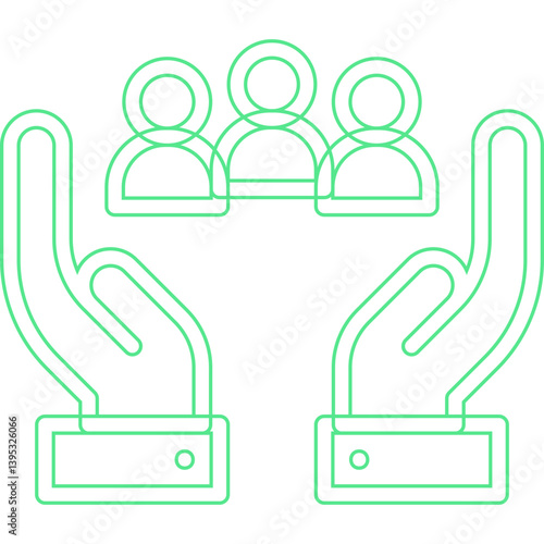 Wallpaper Mural Business Relationship single vector illustration icon Torontodigital.ca