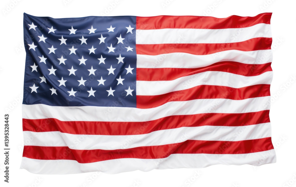 Obraz premium PNG American flag american white.