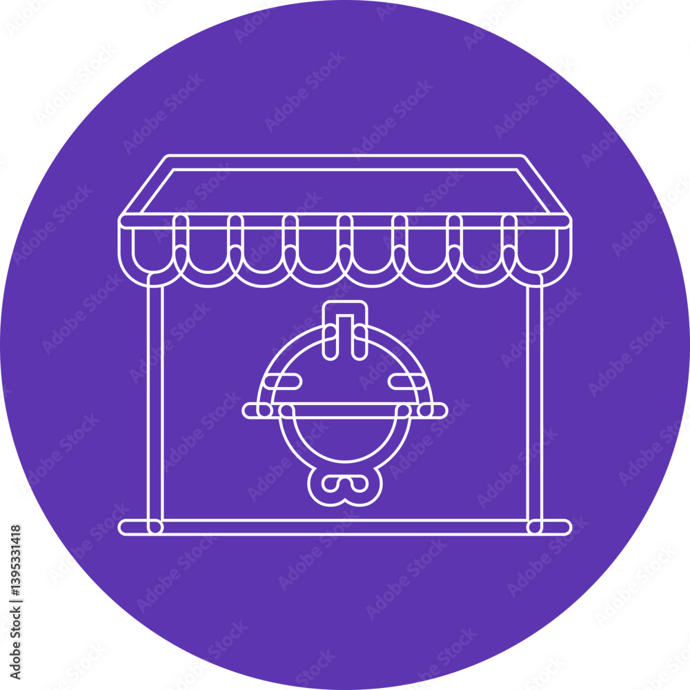 Labor Market single vector illustration icon Labor Market single vector illustration icon