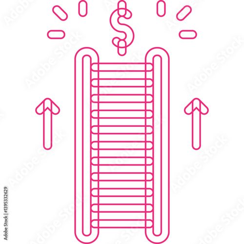 Motivation & Incentives single vector illustration icon