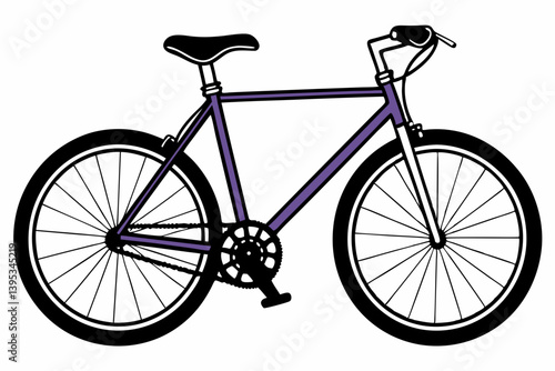 silhouette of a bicycle