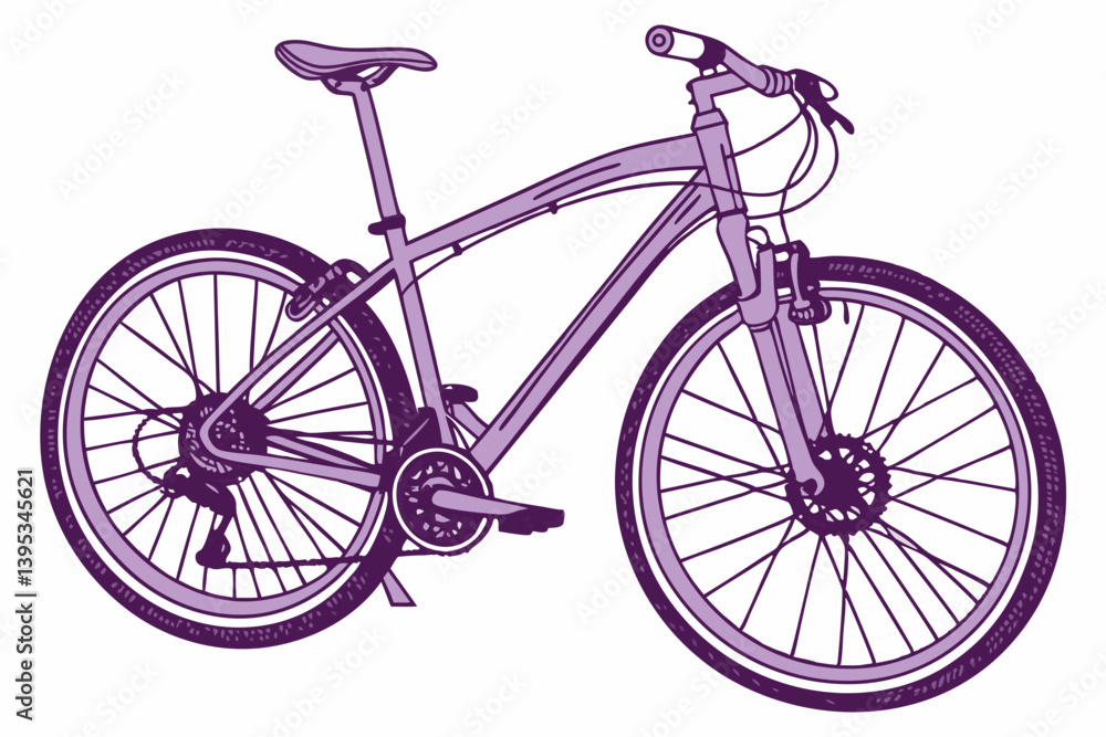 pink bicycle isolated on white pink bicycle isolated on white