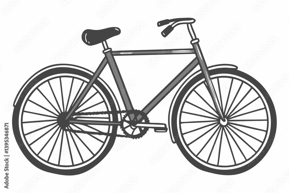 bicycle isolated on white bicycle isolated on white