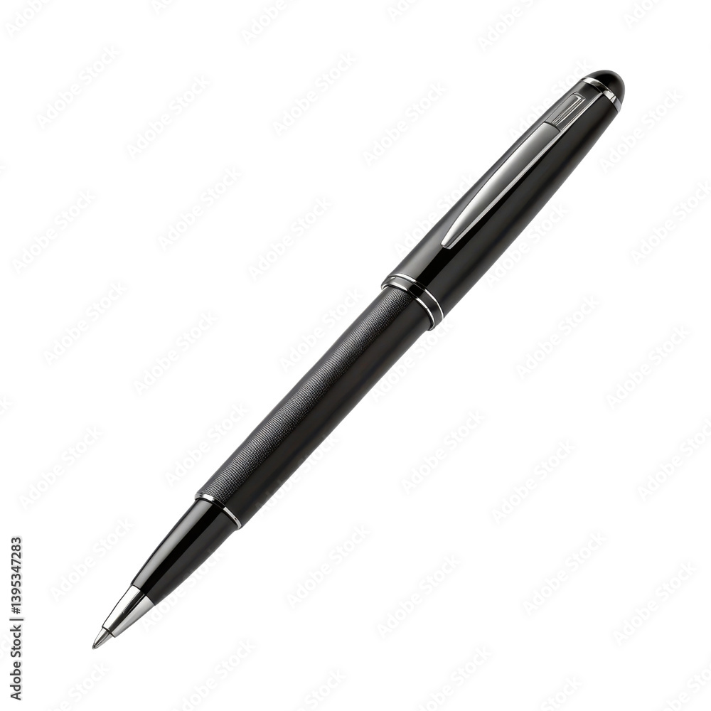 sleek black pen with textured grip and shiny accents, perfect for writing and signing documents with elegance and style sleek black pen with textured grip and shiny accents, perfect for writing and signing documents with elegance and style
