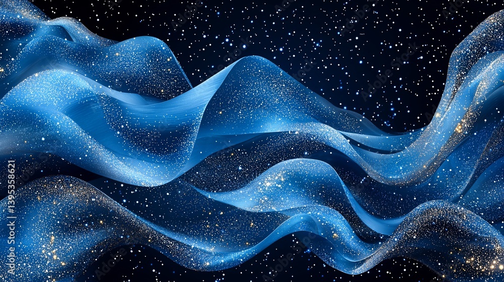 Obraz premium Abstract flowing fabric
