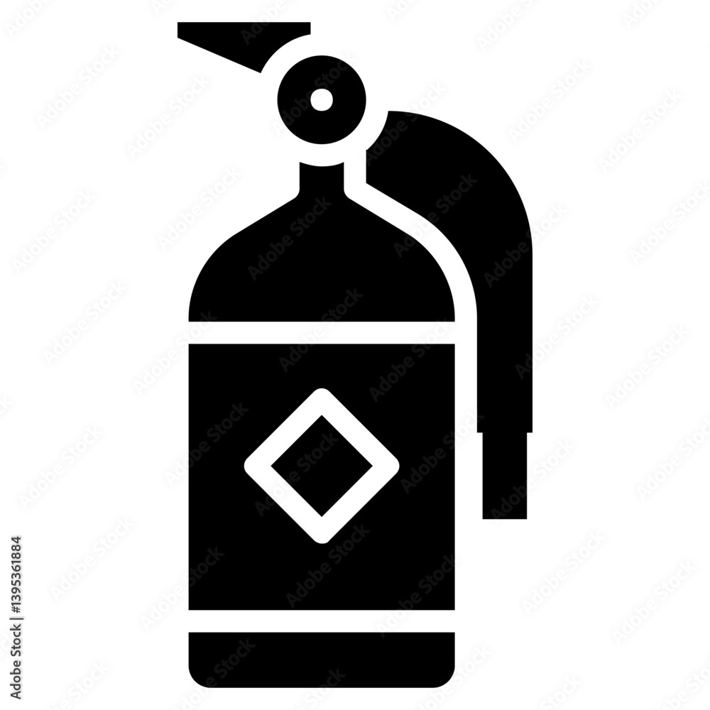 Naklejka premium fire extinguisher vector Illustration